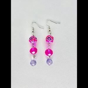 Colorful Handmade Beaded Earrings